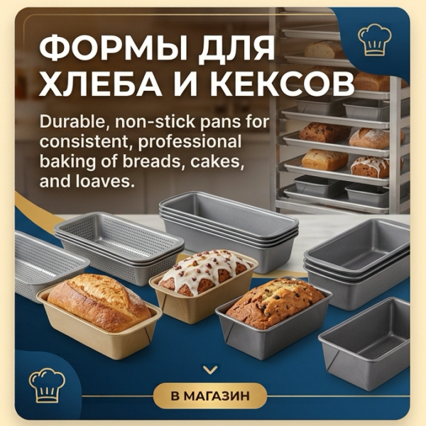 Формы для хлеба и кексов