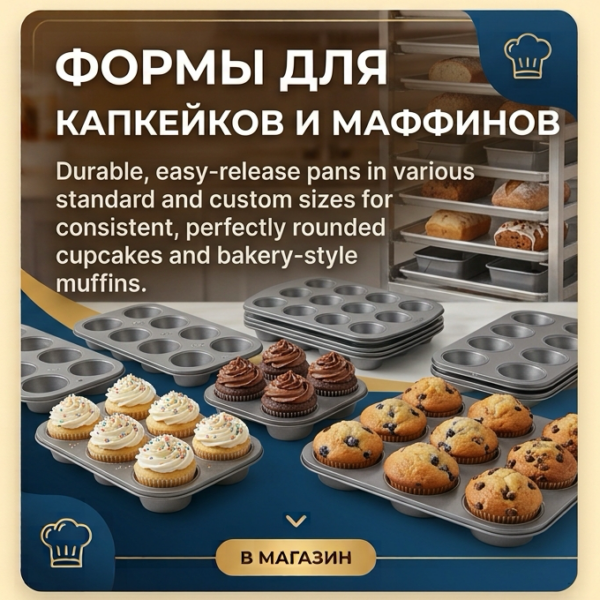 Формы для капкейков и маффинов